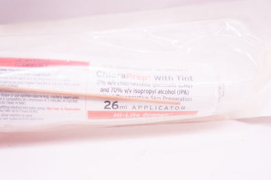 CareFusion 260815NS ChloraPrep With Tint, Hi-Lite Orange 26ml Applicator